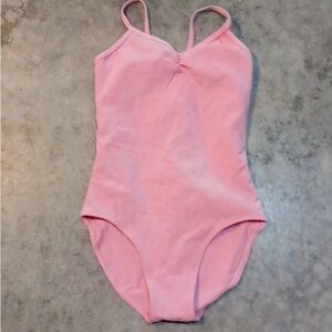 Balera pink spandex leotard size LC